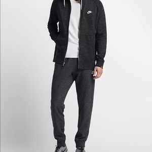 Nike Full Zip Hoodie Black Large